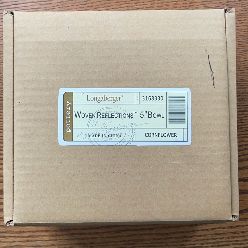 Longaberger Woven Reflections 5” Bowl